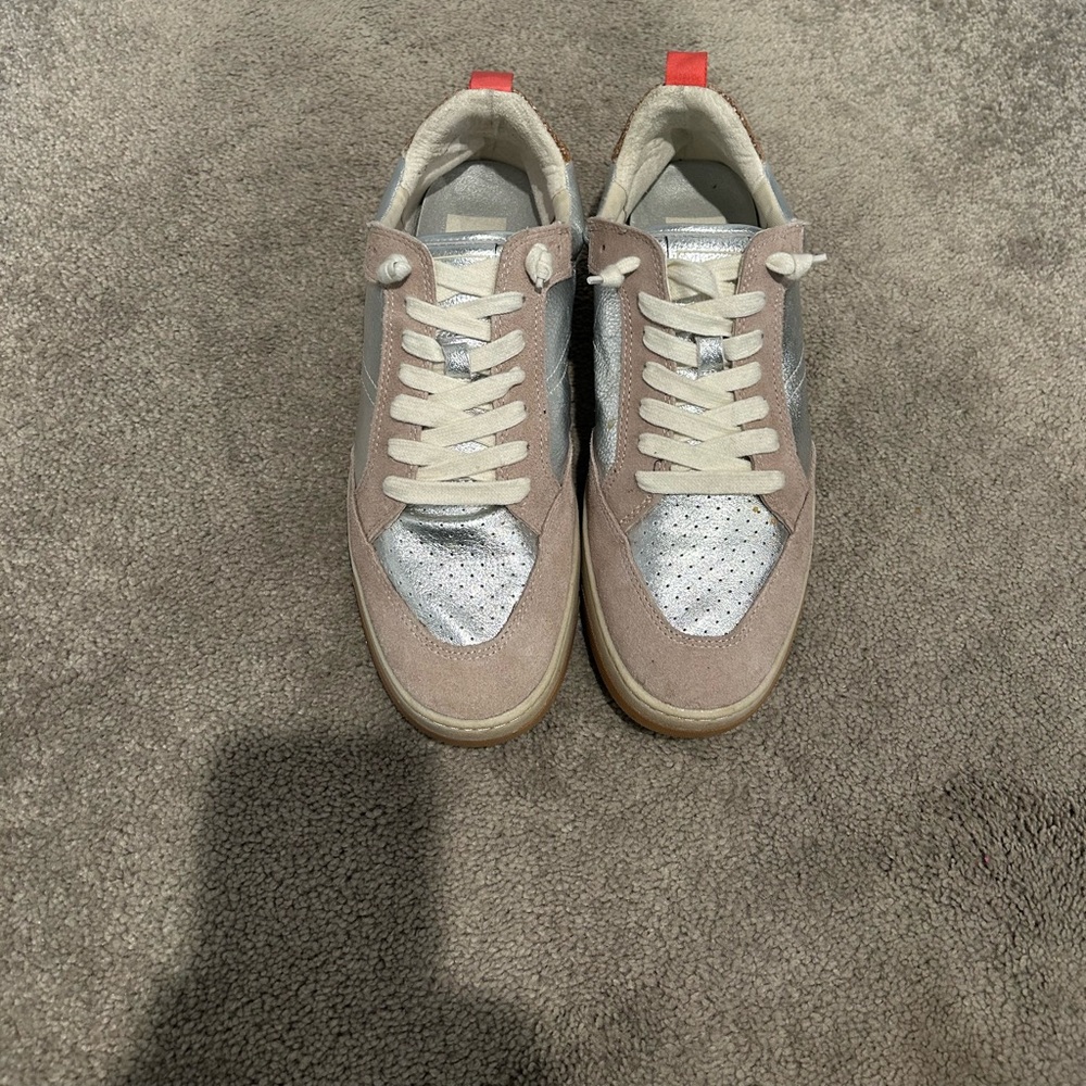 Dolce Vita pale pink  & Silver Low-Top Sneakers